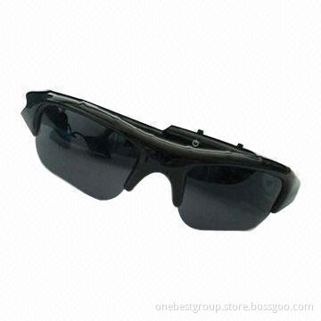 DVR Sunglasses with Hidden Camera/Video/Photograph Functions/Built-in Lithium Battery/Polaroid Lens